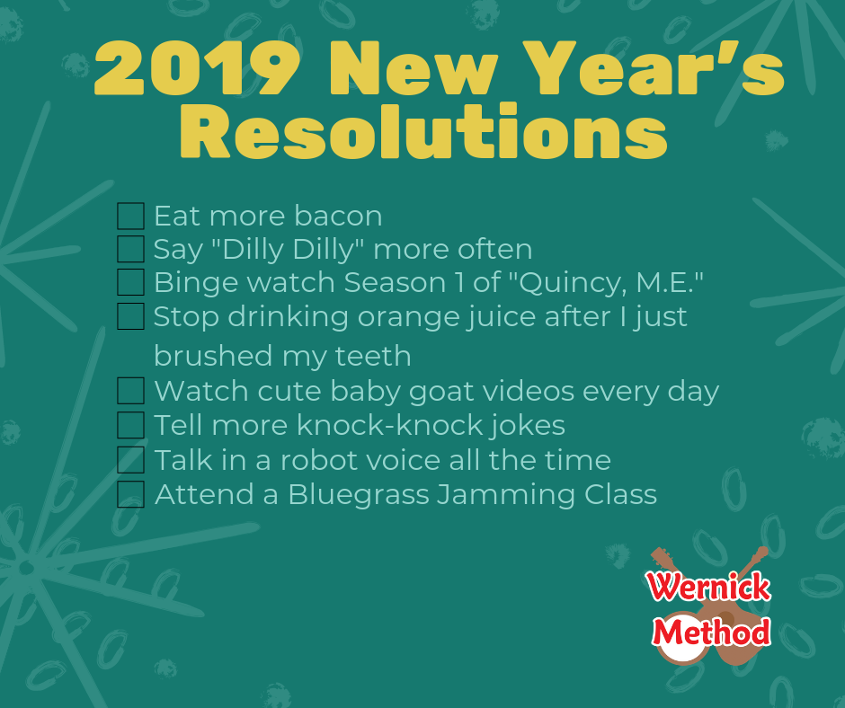 new year's resolutions